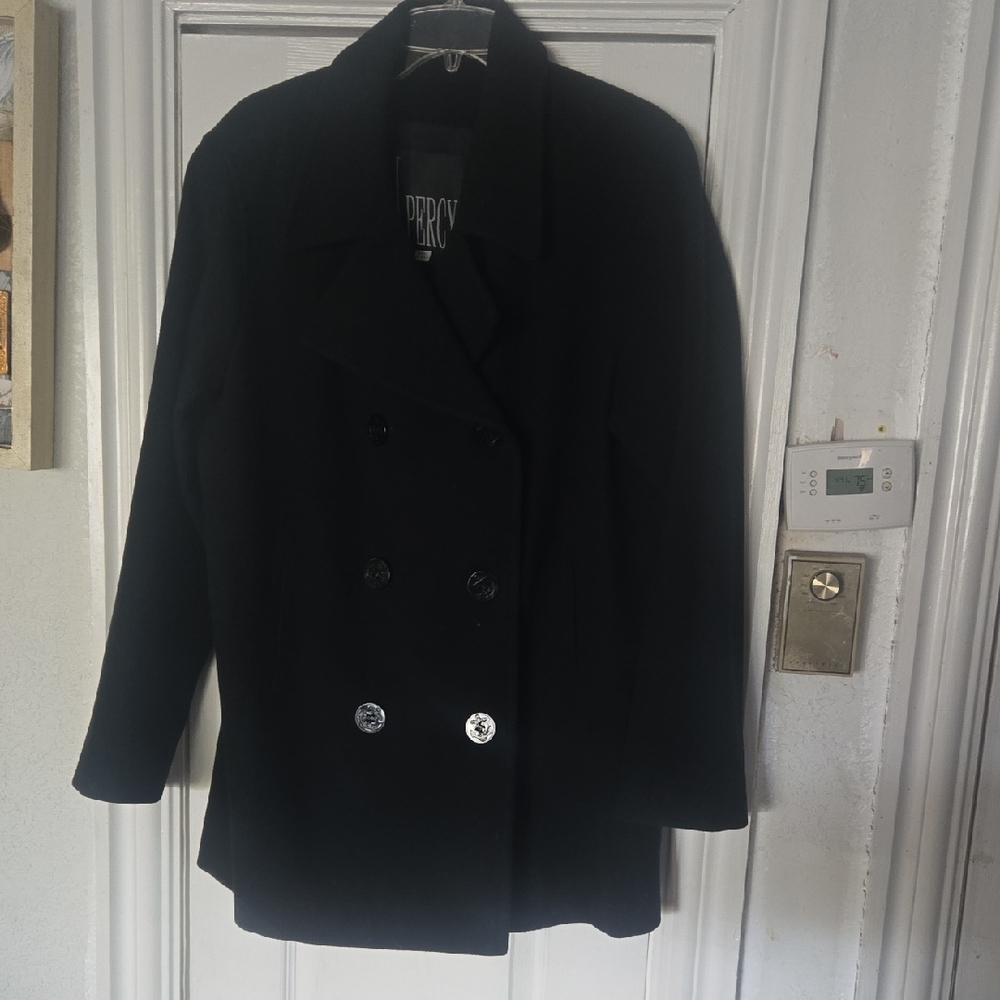 Sperry Women's Black Pea Coat